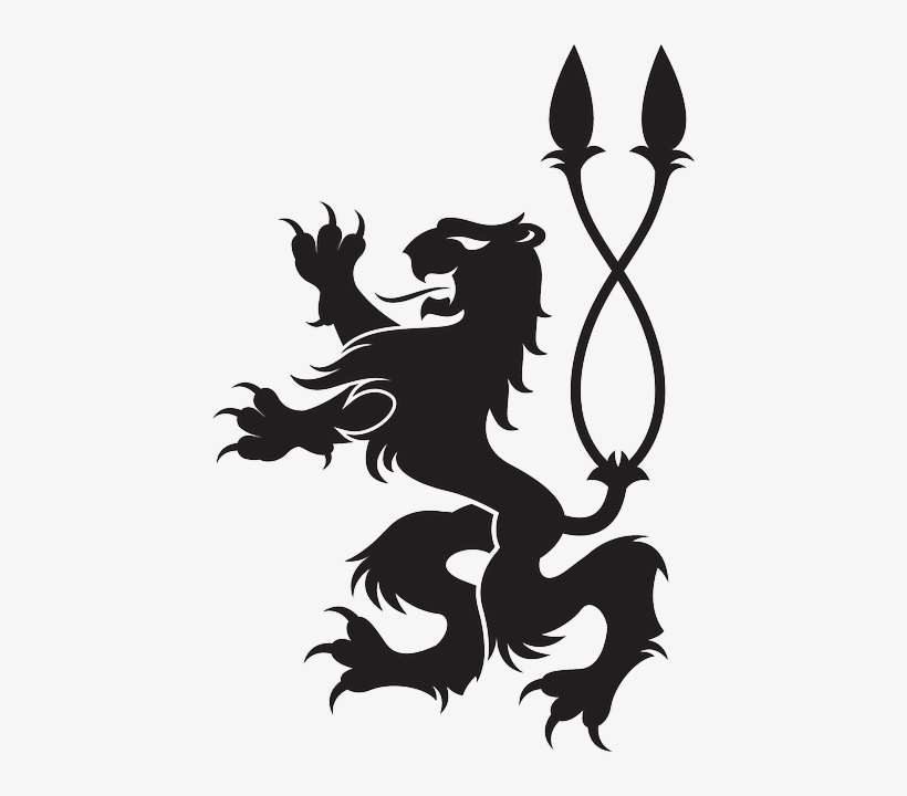 Coat, Lion, Arms, Royal, Strong - Coat Of Arms Lion Png, transparent png #1383039