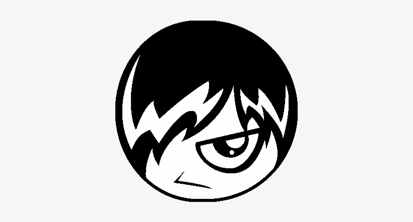 Emo Emoticons Coloring Page - Emo Emoticon, transparent png #1383266