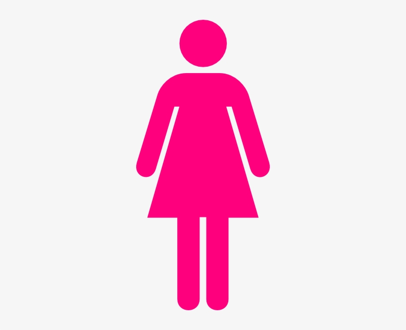 Female Toilet Sign, transparent png #1383449