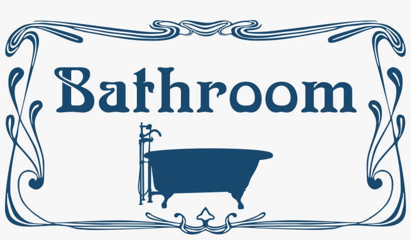 This Free Icons Png Design Of Bathroom Door Sign, transparent png #1383469