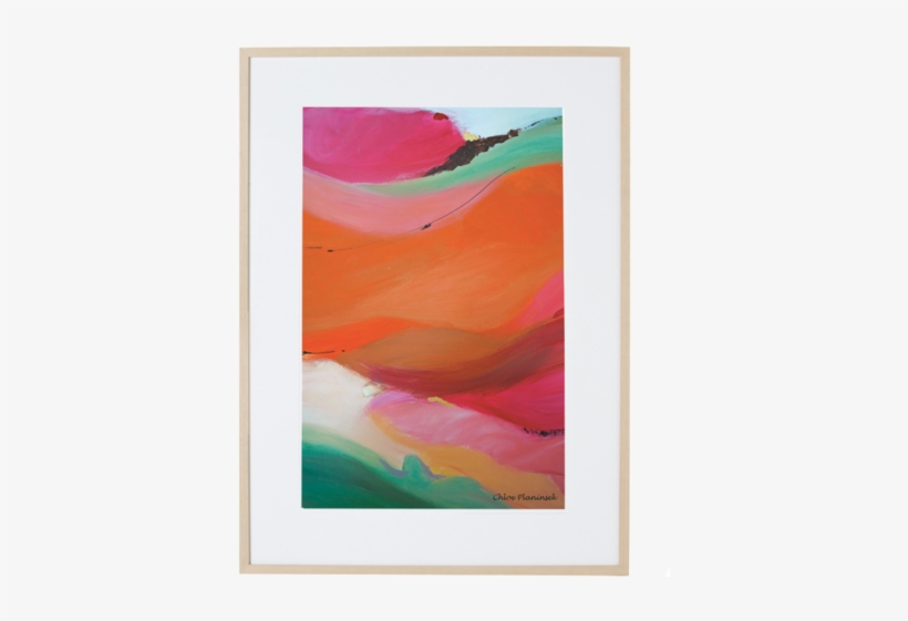 Sorbet 5v - Framed Print - Modern Art, transparent png #1383491