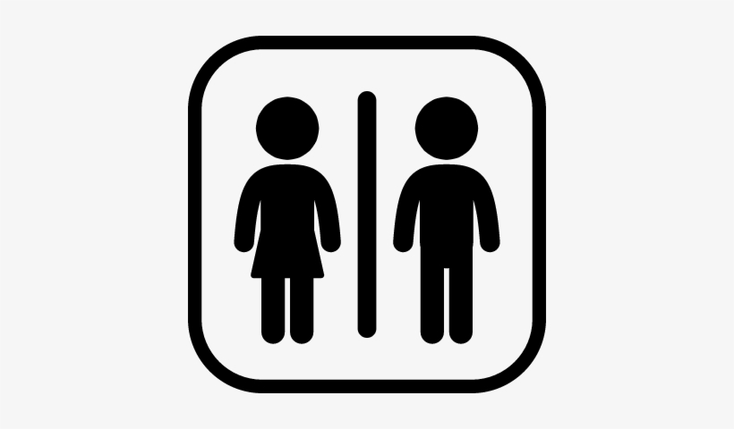 Restroom Sign ⋆ Free Vectors, Logos, Icons And Photos - Icono De Baño Png, transparent png #1383747