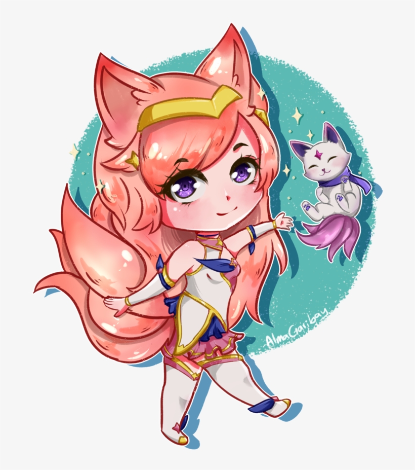 Pin By Ahri Baggins On League Of Legends - Lol Chibi Star Guardian, transparent png #1383772