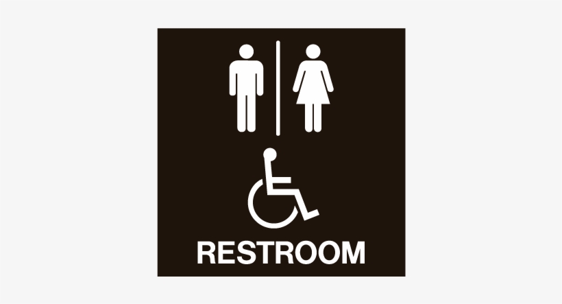 Mens Bathroom Sign Png - Family Accessible Restroom Sign, transparent png #1383795