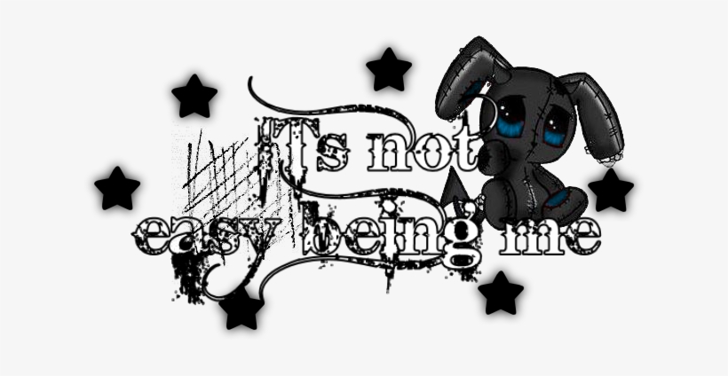 Graphic Download Glitter Graphics The Community For - Emo Bunny, transparent png #1383982