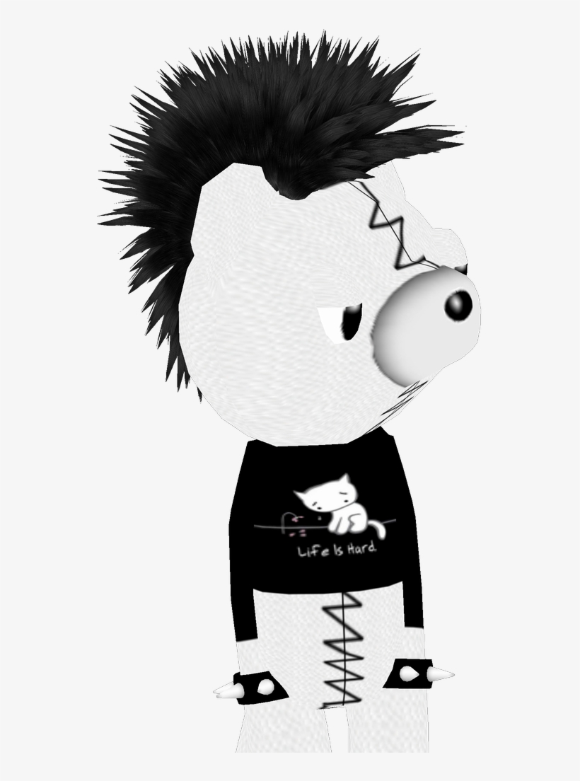 Emo Bear - Sad, transparent png #1384008