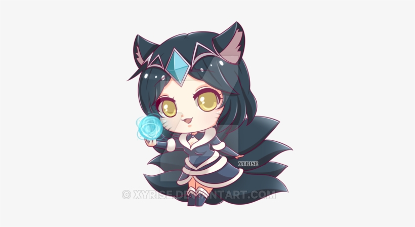 Vector Royalty Free Download By Xyrise On Deviantart - Midnight Ahri Fanart  - Free Transparent PNG Download - PNGkey
