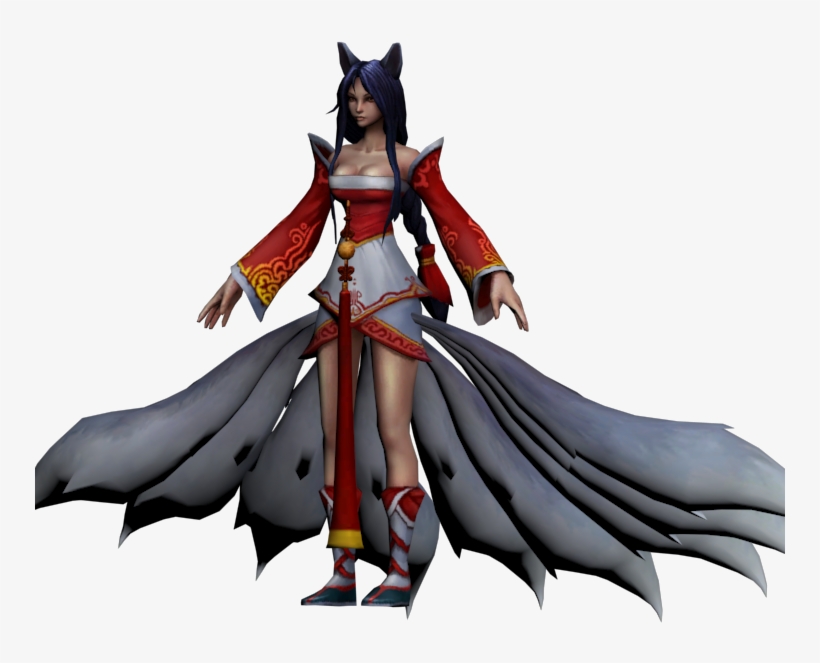 Download Zip Archive - Ahri League Of Legends Model, transparent png #1384234