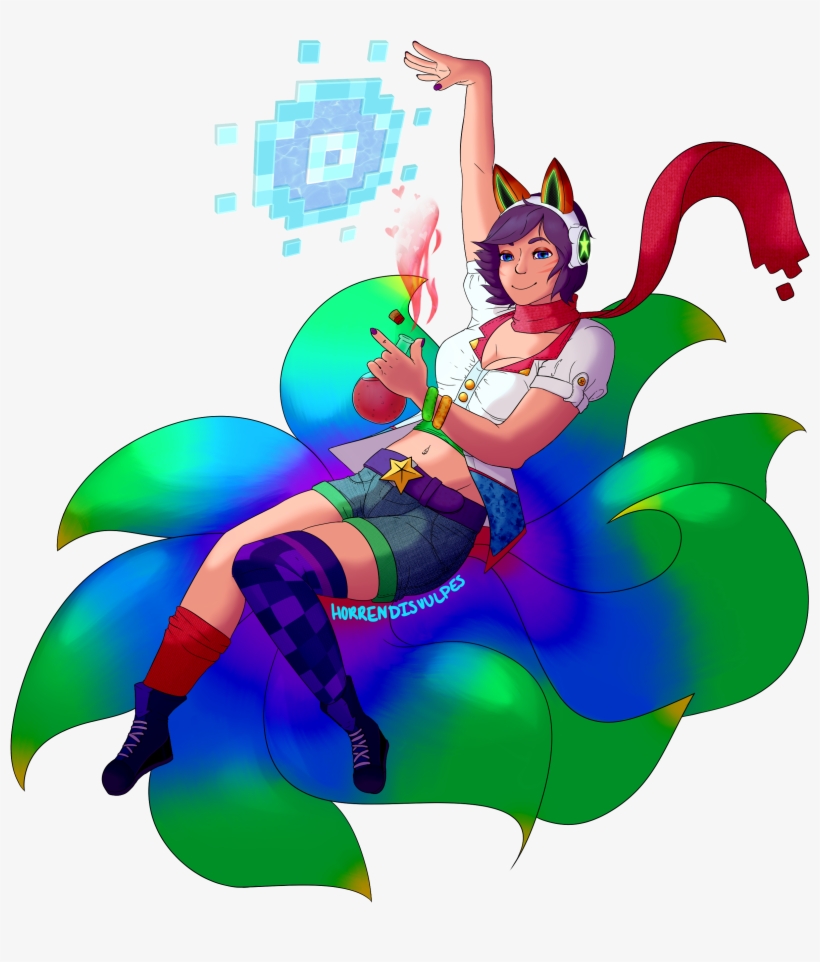Arcade Ahri - Fur, transparent png #1384309