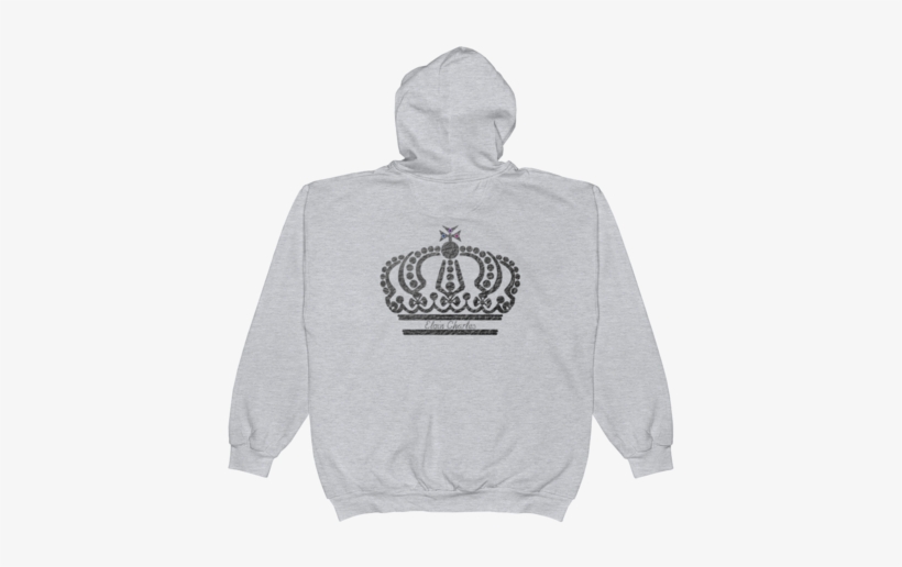 Silver Crown Unisex Zip Hoodie - Queen Is 50 Long Live The Queen Greeting Cards, transparent png #1384623
