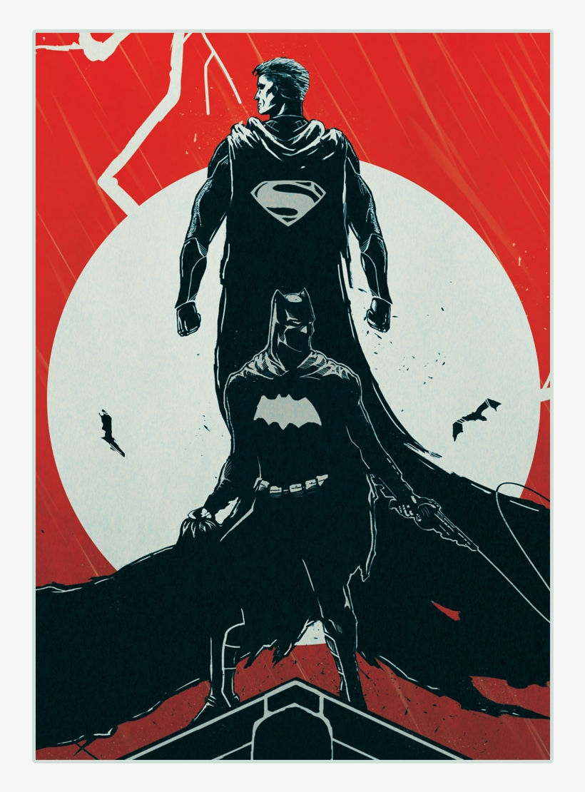 Superman, Dawn Of Justice - Batman, transparent png #1384808
