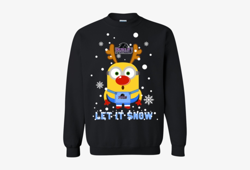 Minion Prairie View A&m Panthers Ugly Christmas Sweaters - Christmas Jumper, transparent png #1384865