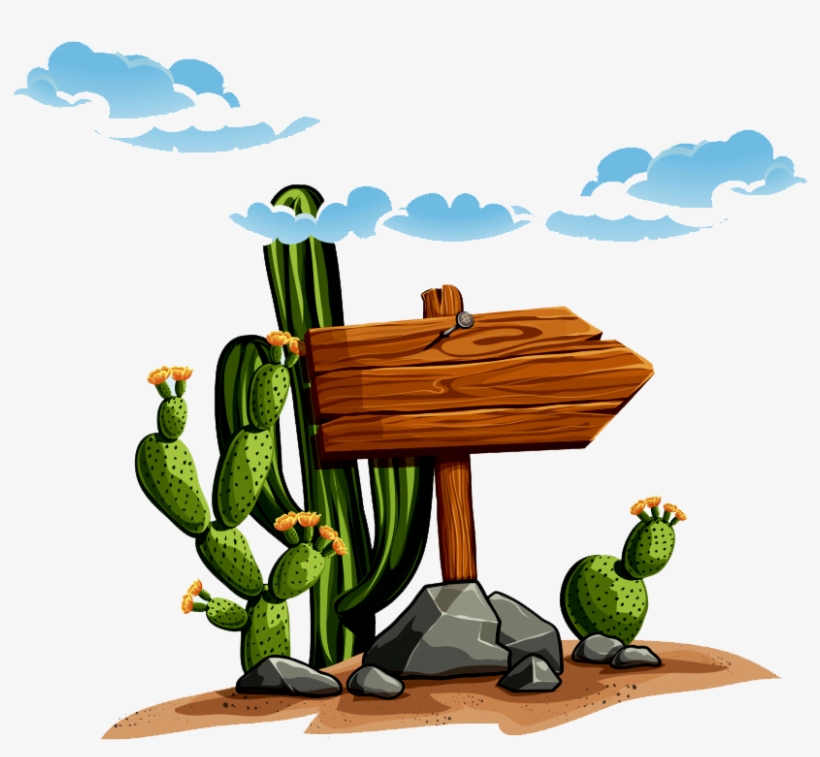 Saguaro Cactus Flowers, Sonoran Desert, Tucson, Arizona - Cartoon Cactus In Desert, transparent png #1385312
