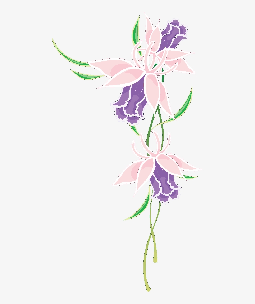 Flores Ilustraciones En Png Para Artesanía Y Diseños - Floral Flower Wall  Mural 36 - Free Transparent PNG Download - PNGkey