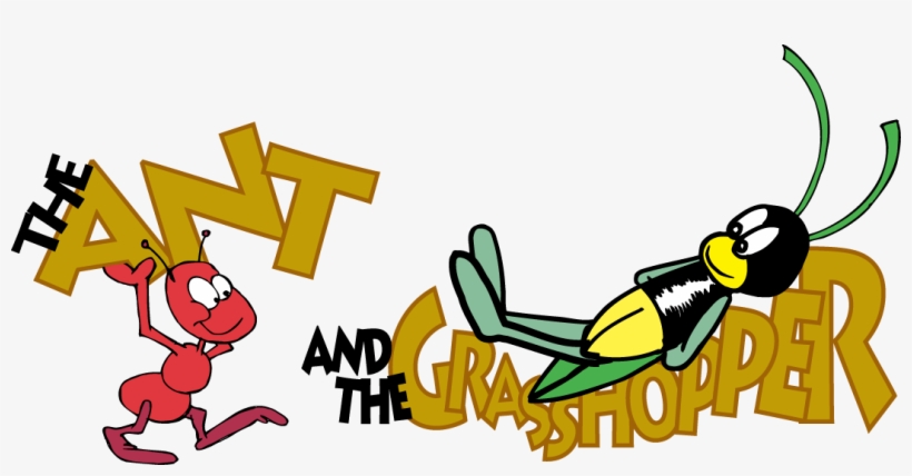 The Ant And The Grasshopper - Ants And The Grasshopper, transparent png #1385338