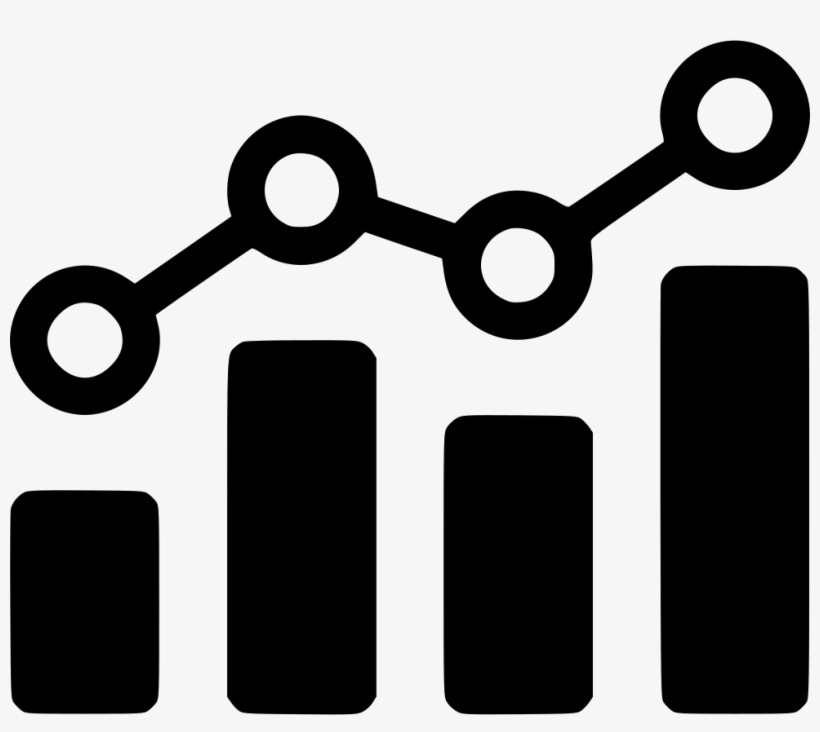Analytics Comments - Black And White Graph - Free Transparent PNG ...
