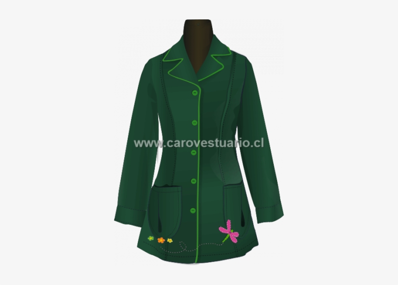 Botón Recto Verde Botella Con Verde Cata Talla - Overcoat, transparent png #1385551