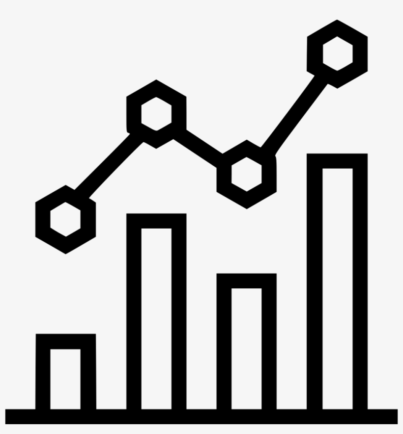 Bar Line Chart Report Analytics Statistic Comments - App Analysis Icons, transparent png #1385553