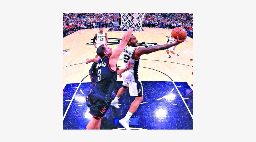 Kawhi Leonard Aportó 22 Puntos A La Victoria De San - Slam Dunk, transparent png #1385578