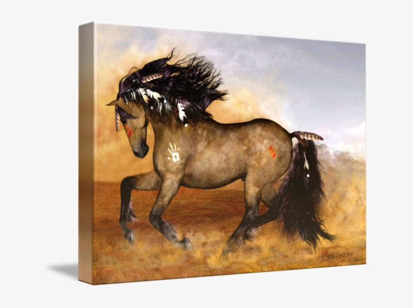 Galloping Over The Prairie, This Warrior Horse Astounding - Cherokee Horse, transparent png #1385649