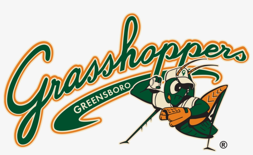 Greensboro Grasshoppers - Greensboro Grasshoppers Logo, transparent png #1385764