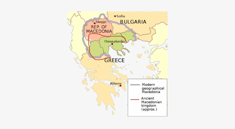 Red Border Showing Ancient Macedonia Location - If Greece Won The Greco Turkish War, transparent png #1386884