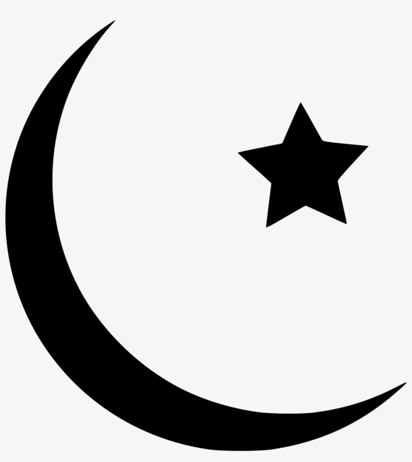 Moon Star Svg Png Icon Free Download - Muslim Icon, transparent png #1386935