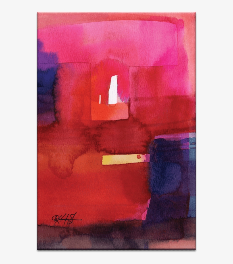 Watercolor Abstraction - Artist Lane Watercolor Abstraction 220 By Kathy Morton, transparent png #1387009