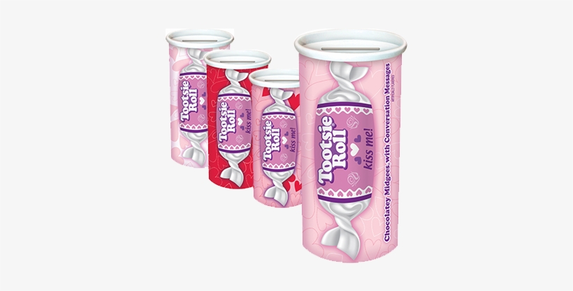 Tootsie Candy Seasonal Valentines Day Personalized - Valentines Day Tootsie Rolls, transparent png #1387251