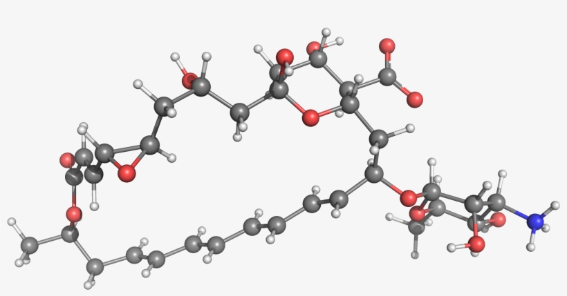 Natamycin Ball And Stick - Chain, transparent png #1387272