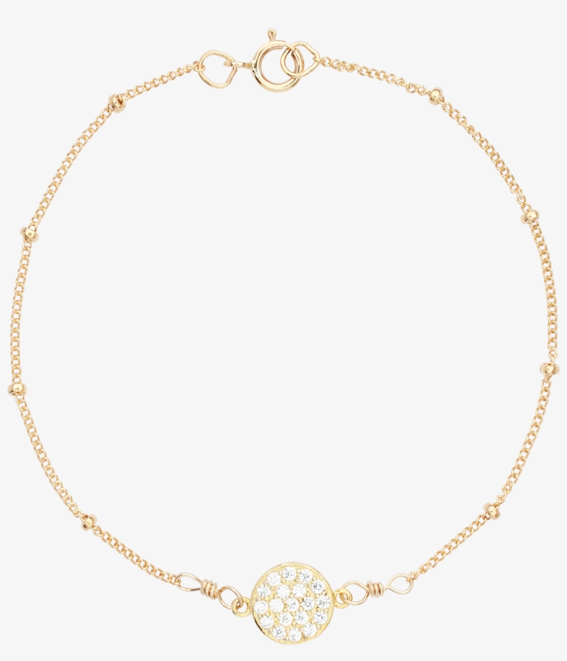 Multi-cz Round Ball Chain Bracelet - Rose Des Vents Necklace Price, transparent png #1387355