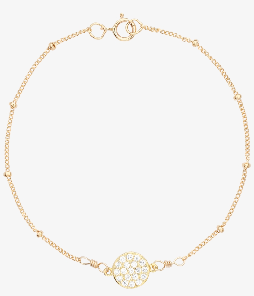 Multi-cz Round Ball Chain Bracelet - Rose Des Vents Necklace Price, transparent png #1387355