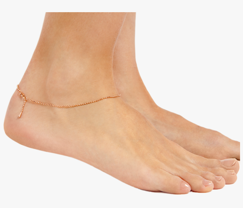 Body Ball Chain Anklet Onfig - Chain Anklet, transparent png #1387426