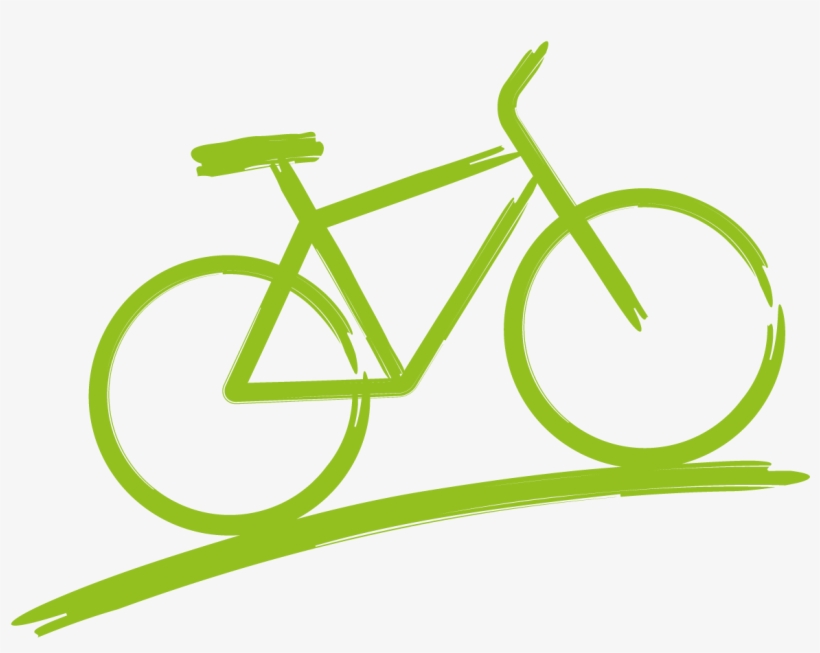 Bike Icon-01 - Bicycle Icon Green, transparent png #1387477