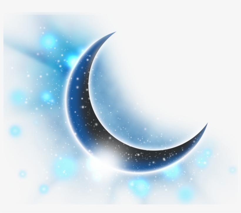 Ftestickers Clipart Moon Stars Bluemoon Crescentmoon - Imagenes De Media Luna, transparent png #1387549