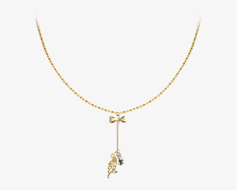 Gold - Necklace, transparent png #1387596