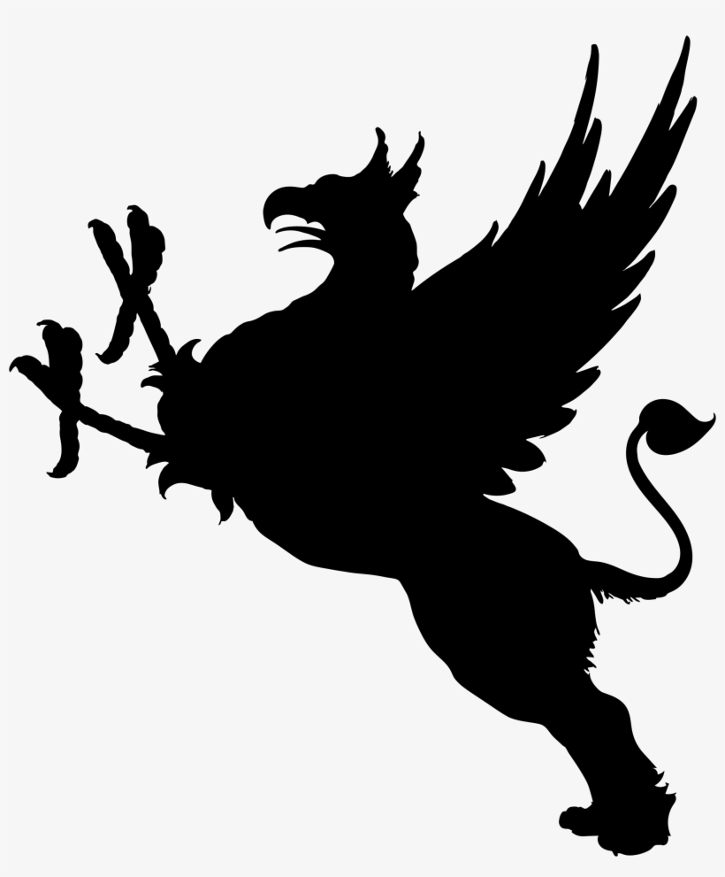 This Free Icons Png Design Of Vintage Griffin Silhouette, transparent png #1387788