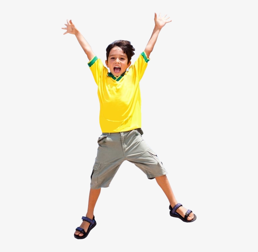 Happy Kid - Jumping Kid Png, transparent png #1387794