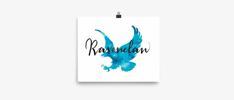 Ravenclaw Hogwarts House Pride Art Print - Hogwarts School Of Witchcraft And Wizardry, transparent png #1388027