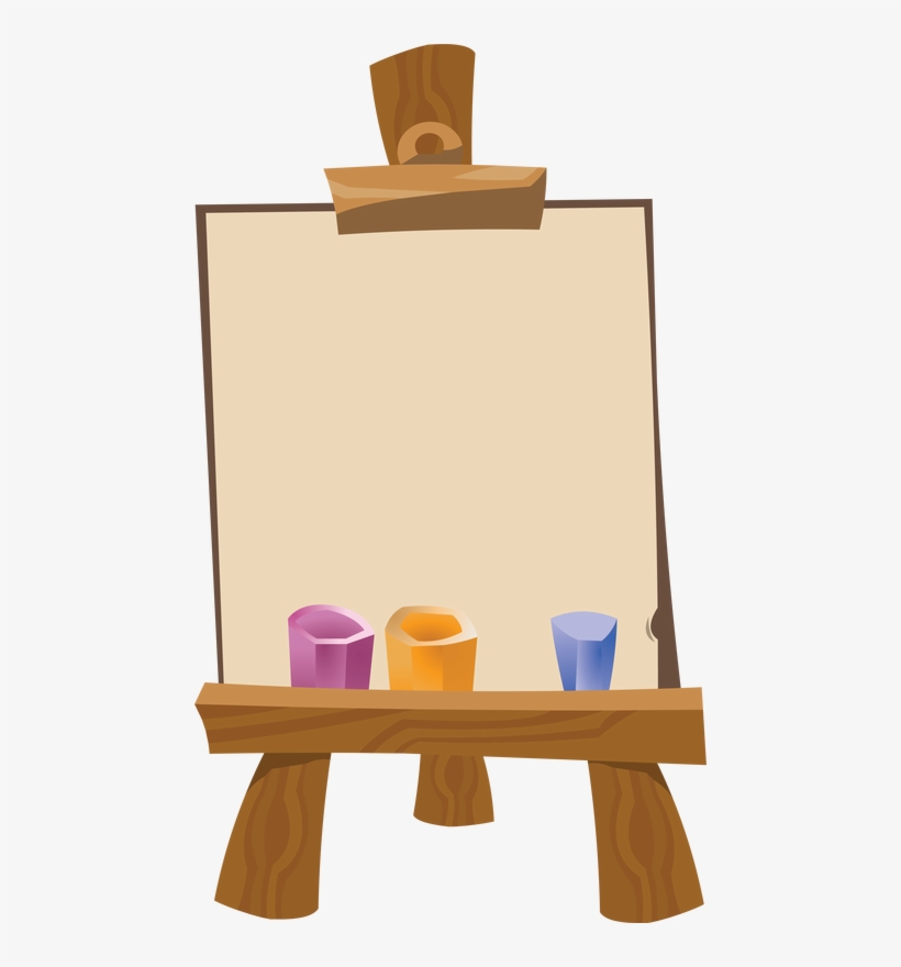 Art Easel - Easel Clipart, transparent png #1388089