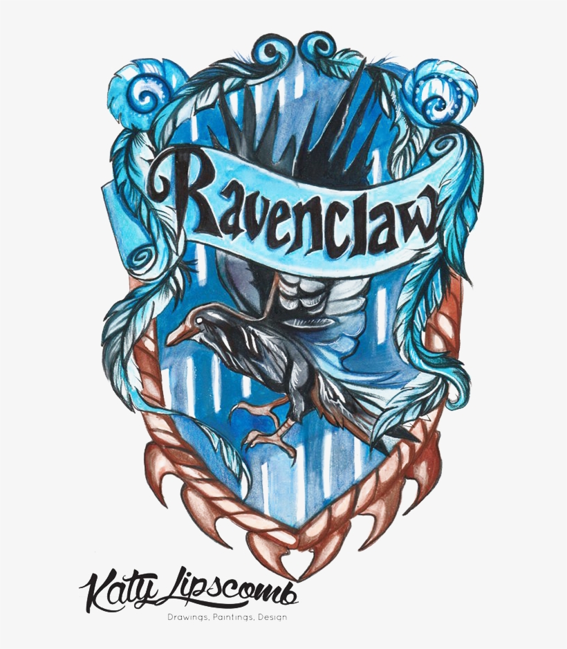 Ravenclaw Png Hd Quality - Harry Potter House Drawings, transparent png #1388176