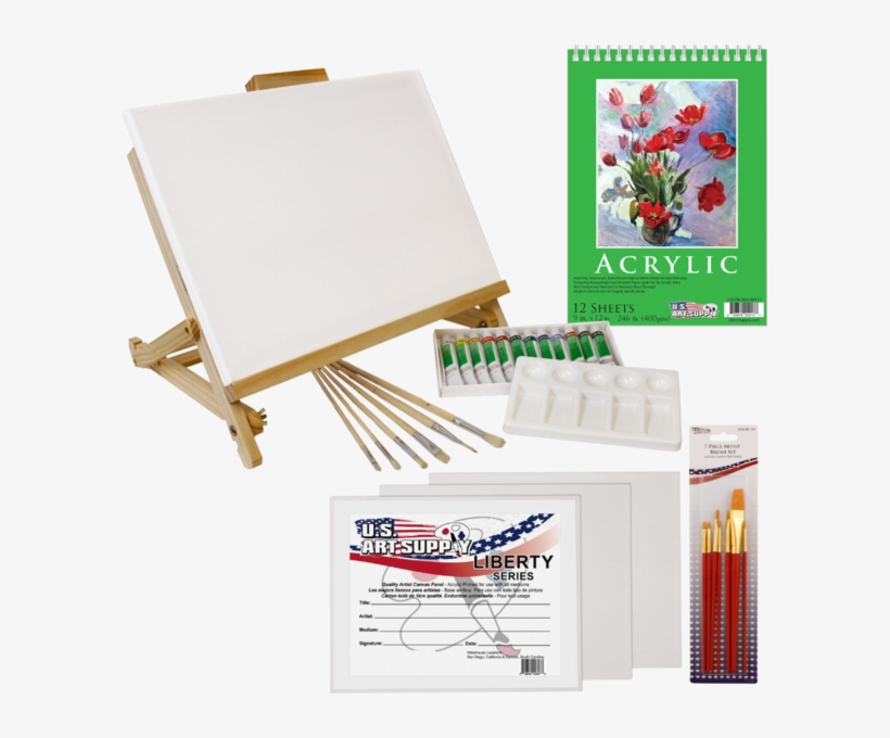 Acrylic Painting Table Easel Set Us Art Supply Acrylic Painting Set
