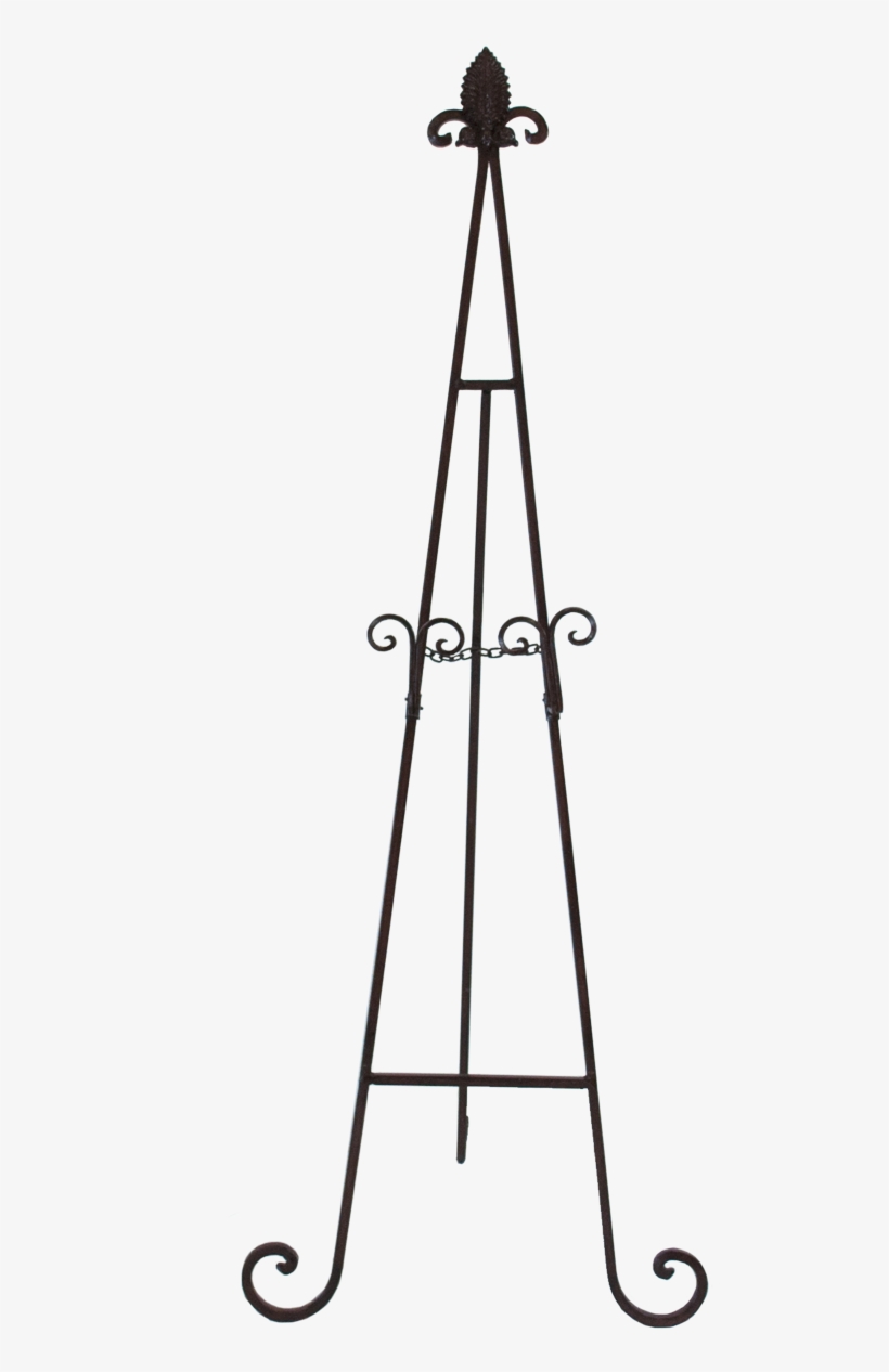 Easel Rustic Iron - Drawing, transparent png #1388422