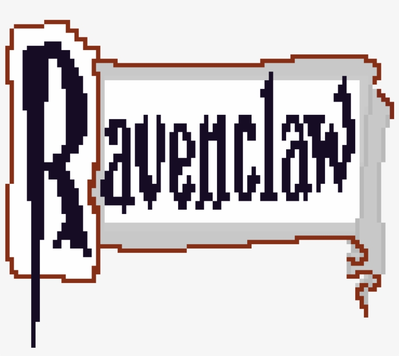 Ravenclaw - Pixel Art, transparent png #1388484