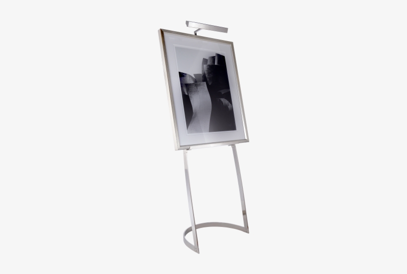 Colin Easel Floor Lamp In Polished Nickel - Visual Comfort-colin Easel Floor Lamp In Polished Nickel-rl, transparent png #1388486