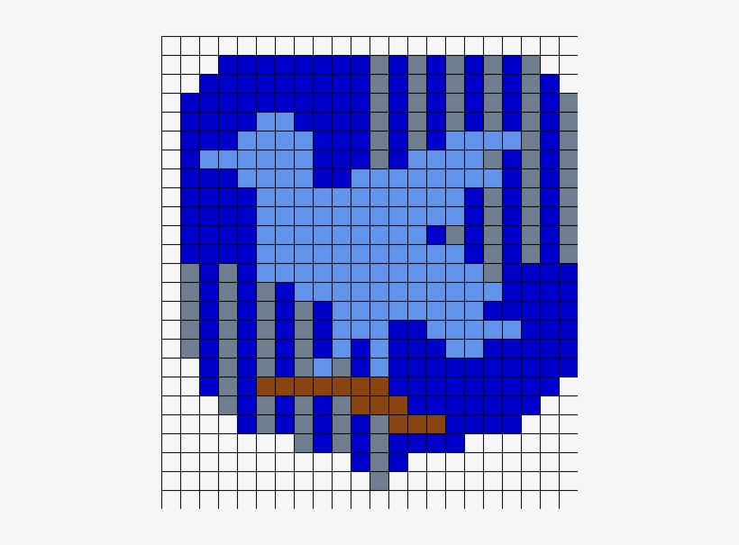 Ravenclaw Crest Perler Bead Pattern / Bead Sprite - Ravenclaw Crest Perler Beads, transparent png #1389052