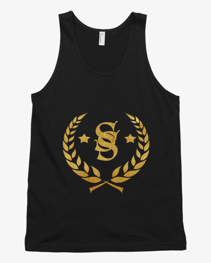 Image Of Gold Wreath Tank - Alea Iacta Est T Shirt, transparent png #1389201