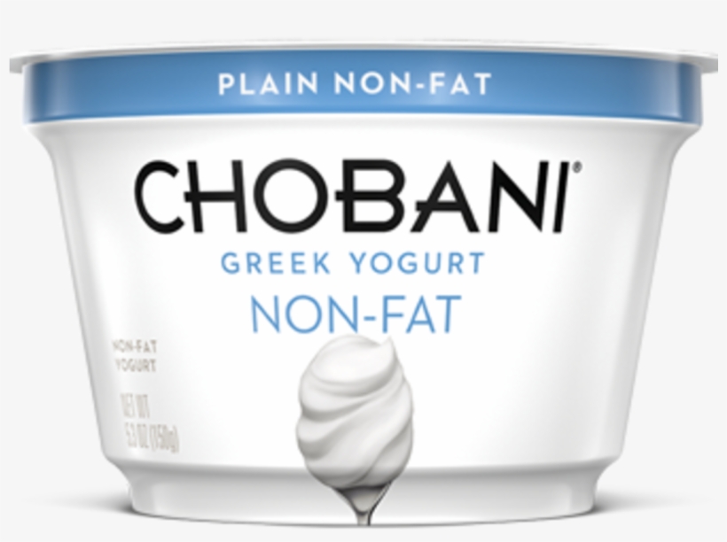 1705w- Chobani Plain Greek Yogurt - Chobani Greek Yogurt, transparent png #1389314