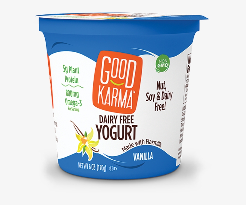 The List Of What's Great About Our Vanilla Yogurt Goes - Good Karma Dairy Free Yogurt, transparent png #1389559