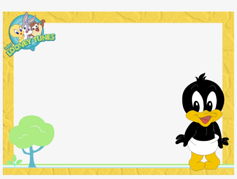 Molduras Baby Looney Tunes Png - Baby Daffy Duck And Bugs Bunny, transparent png #1389662